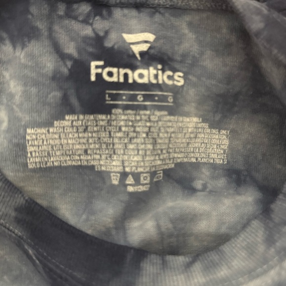 Nashville Predators Fanatics Women's Navy Tie -Dye Long Sleeve T-Shirt Sz Large - Picture 6 of 6